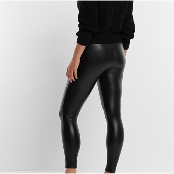 Express Faux Leather Pants - Picture 2 of 4